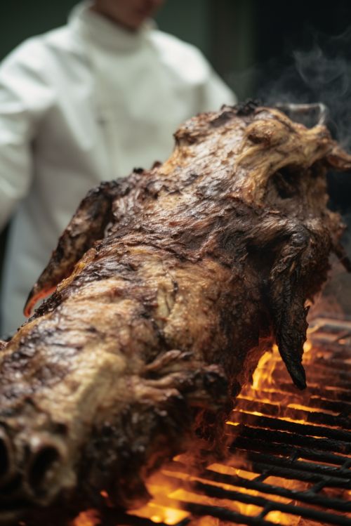 烤肉烤全羊美食攝影圖 攝影圖