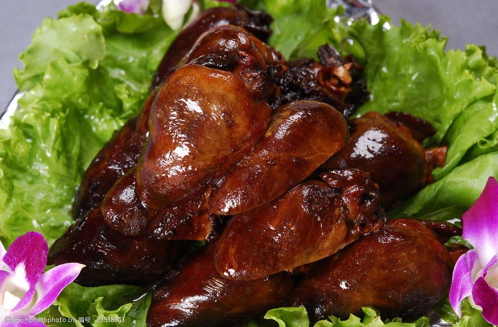 石頭烤羊心圖片