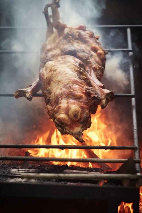 烤肉烤全羊美食攝影圖 攝影圖